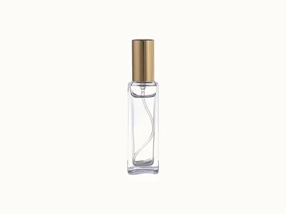 Stained Golden Glass Perfume Bottle — main view