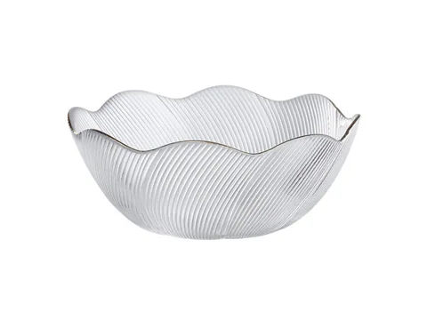 Clear Glass Fruit Bowl