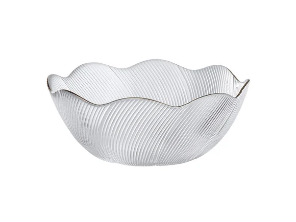 Clear Glass Fruit Bowl — main view