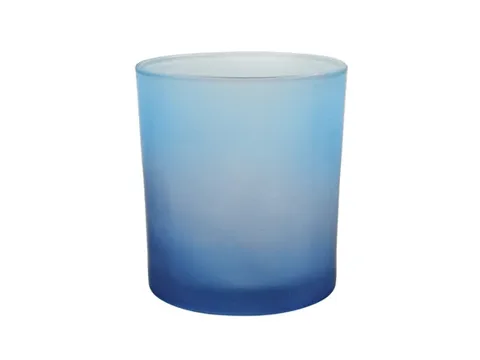 Customized Colorful Elegant Gradient Glass Candle Vessels — view 2