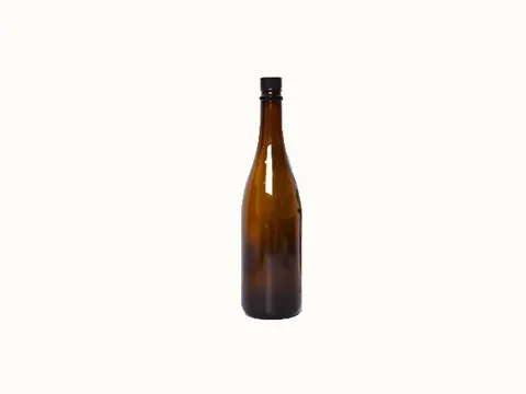 Brown Glass Champagne Bottle