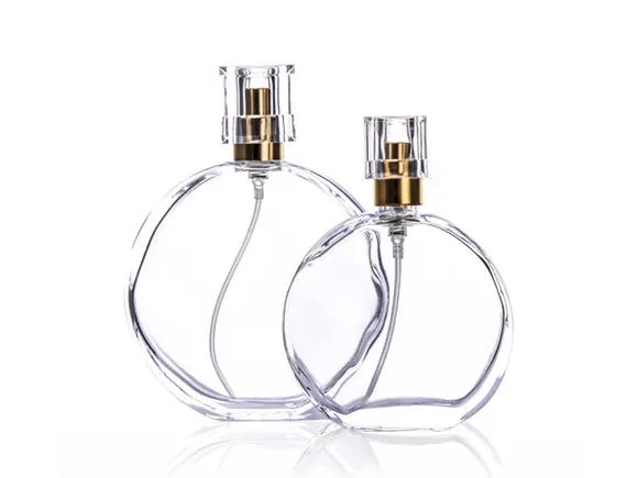 Round Transparent Perfume Bottles — main view