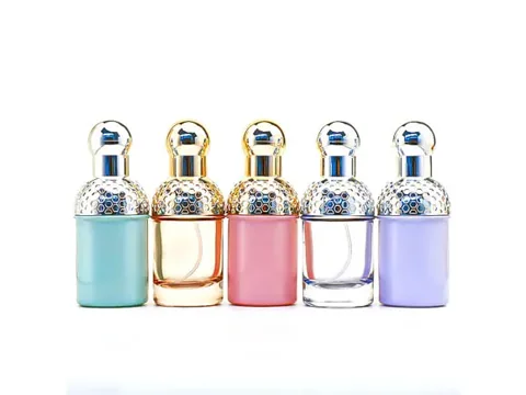 Small Glass Perfume Spray Bottles With Caps — view 1