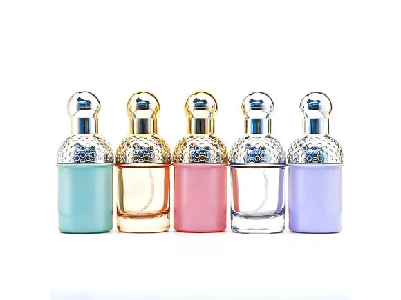 Small Glass Perfume Spray Bottles With Caps — main view