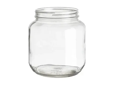 Large Glass Storage Jars Wide Mouth Containers — view 1