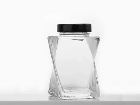Glass Honey Containers with Metal Lid