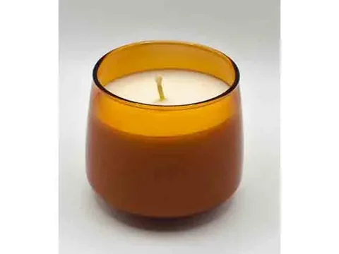 () Borosilicate Amber Glass Candle Jars — view 2