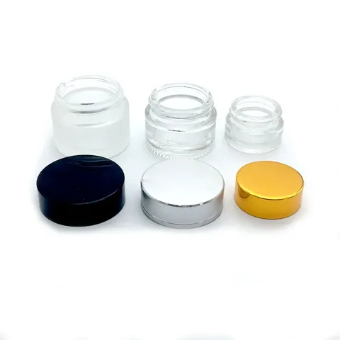 Body Butter Jars with Plated Caps