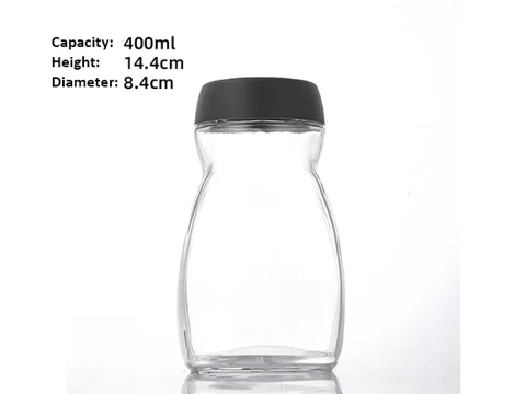 Glass Coffee Jars with Lids Food Storage Container — view 4