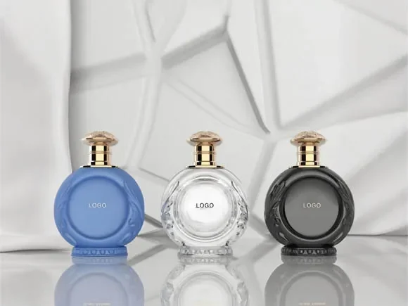 Fancy Glass Perfume Bottles Containers — main view