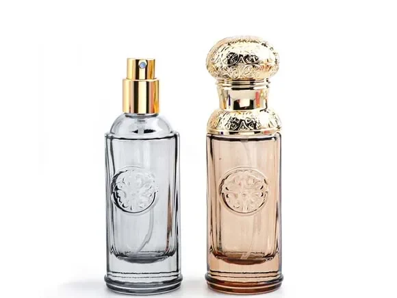 Colorful Cylindrical Reusable Screw Top Spray Perfume Bottle — main view