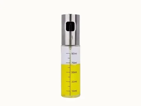 Olive Oil Glass Bottle Dispenser With Scale