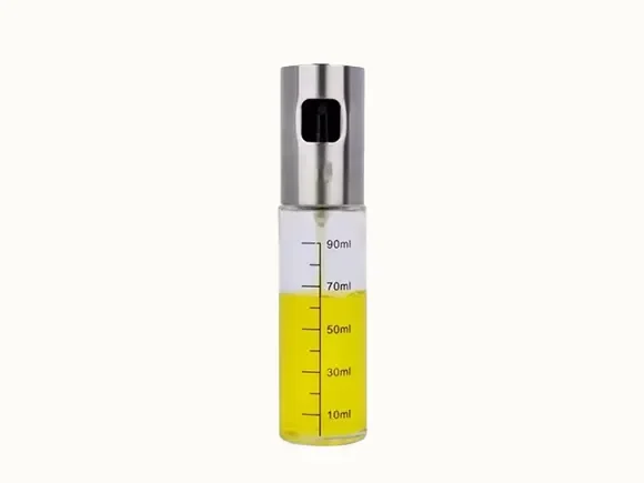 Olive Oil Glass Bottle Dispenser With Scale — main view