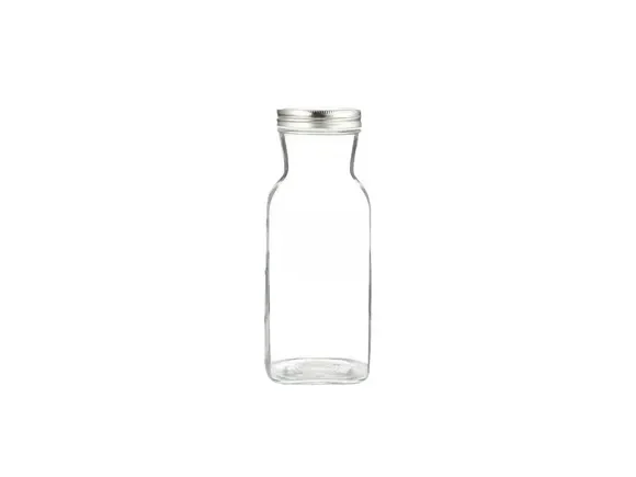 Wide Mouth Glass Juice Bottles — main view