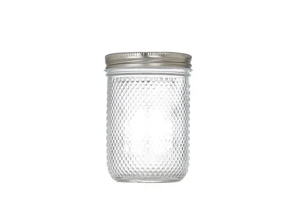 Wide Mouth Glass Pickle Jars With Metal Lids — main view