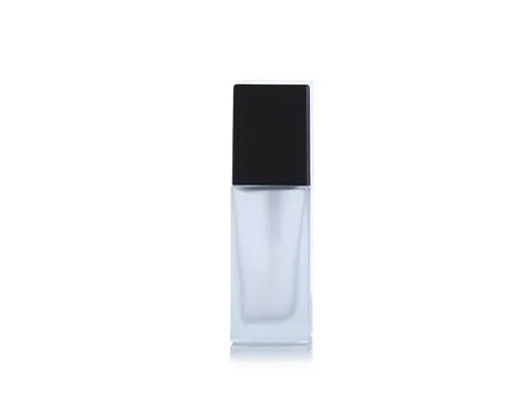 Refillable Glass Cosmetic Pump Bottles — view 2