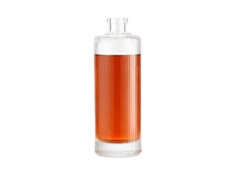 Fancy Round Glass Liquor Bottles — view 2