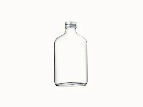 Clear Shoulder Glass Juice Bottles — view 4