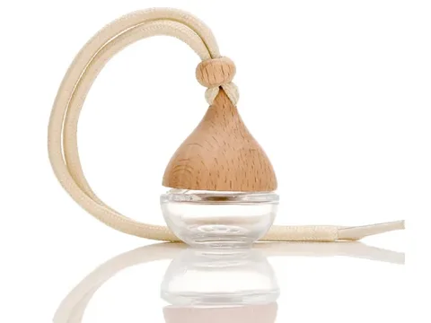 Fashionable Round Glass Car Perfume Bottle