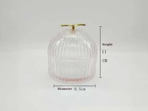 Round Glass Container Jar — view 5