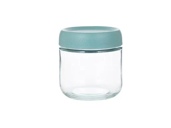 Glass Food Storage Jars with Lids Stackable PP Sealed — main view