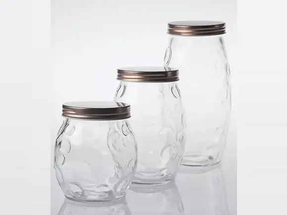 Containers Glass Jar with Metal Screw Lid — main view