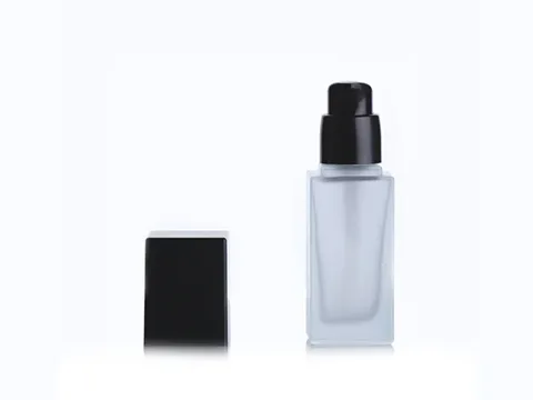 Refillable Glass Cosmetic Pump Bottles — view 3