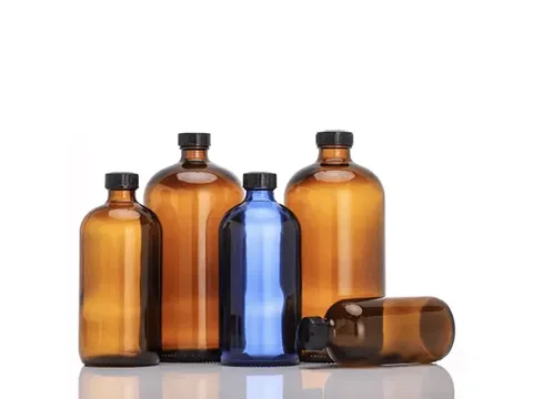 Boston Round Glass Bottle — view 2