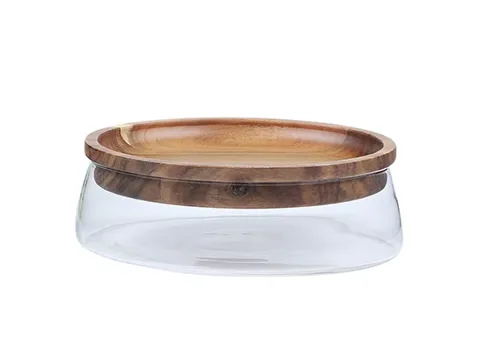 Nut Fruits Glass Food Storage Jar Container