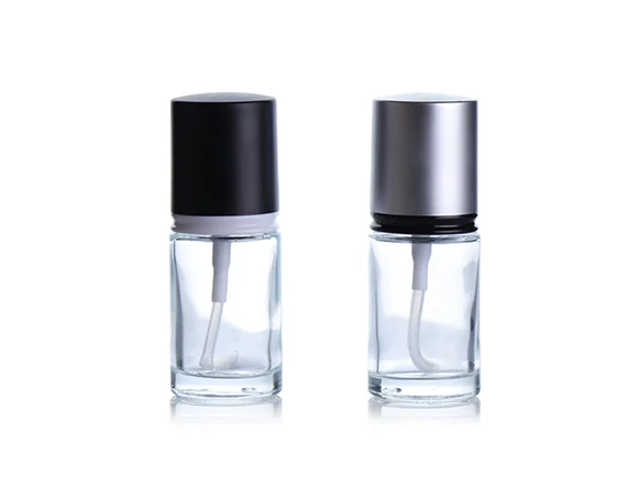 Clear Glass Cosmetic Bottle — main view
