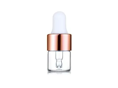 Mini Clear Glass Vials Essential Oil Bottles with Dropper