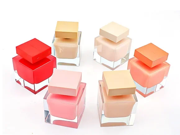 Screw Cap Square Vintage Perfume Bottles — main view