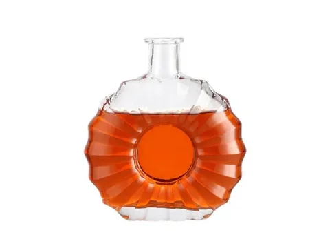 Clear Round Glass Bottles — view 1