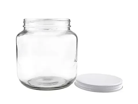 Round Large Glass Jar with Lid