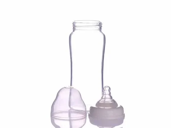 Wide Neck Borosilicate Baby Glass Feeding Milk Bottle — main view