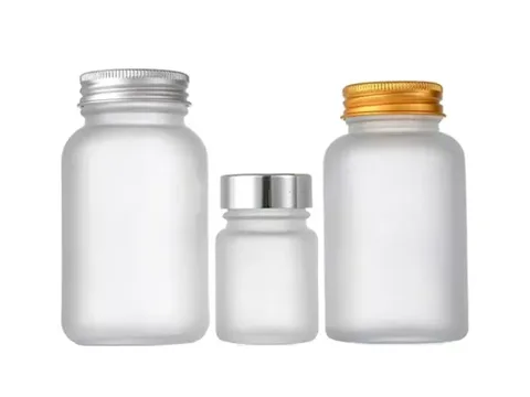 Frosted Medication Jars — view 3