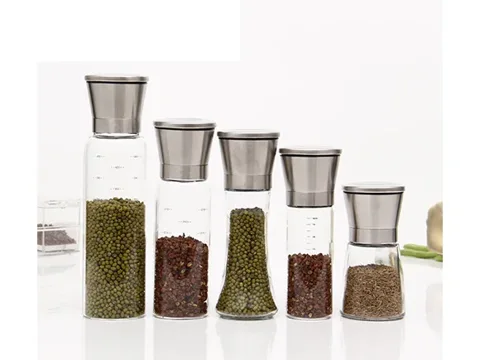 Glass Seasoning Bottles Spice Jars