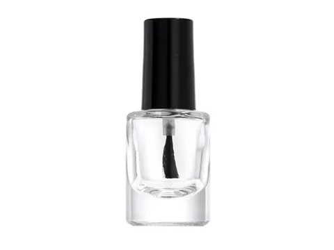 Clear Crystal Glass Nail Polish Bottles