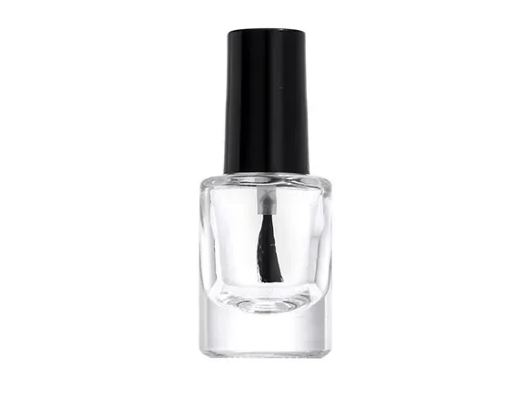 Clear Crystal Glass Nail Polish Bottles — main view