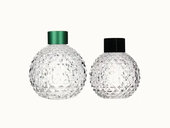 Vintage Carved Aroma Bottle — main view