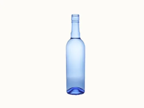 Blue Glass Soda Bottles