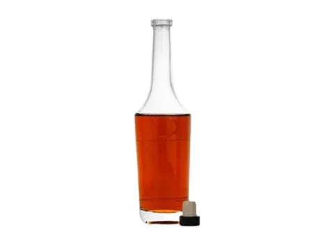 Clear Glass Liquor Bottles Bar Top Finish — view 1