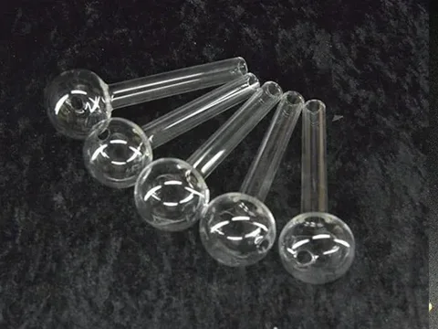 Clear Glass Ball Pipes
