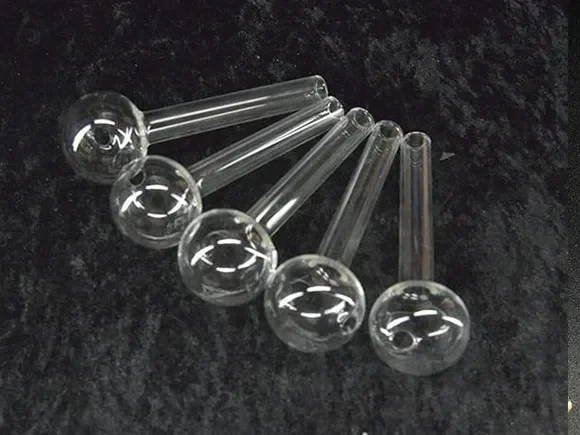 Clear Glass Ball Pipes — main view