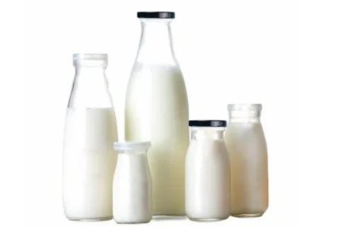 Starbucks Shaped Milk Bottles