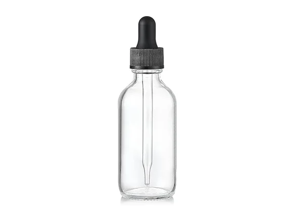 Clear Glass Dropper Bottles — main view