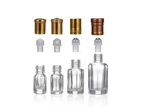 Octagon Essential Oil Roller Bottles