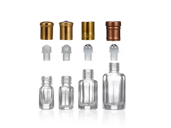 Octagon Essential Oil Roller Bottles — main view
