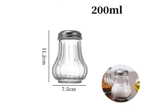 () Glass Spice Jars with Shaker Lids — view 4