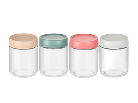 Glass Food Storage Jars with Lids